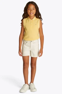 Meisjes short wit