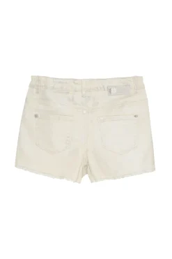Meisjes short zilver