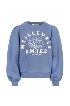 Meisjes sweater blauw