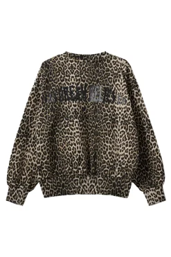 Meisjes sweater bruin