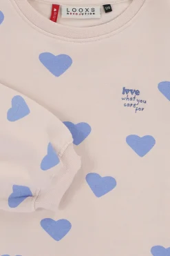 Meisjes sweater ecru