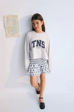 Meisjes sweater grijs