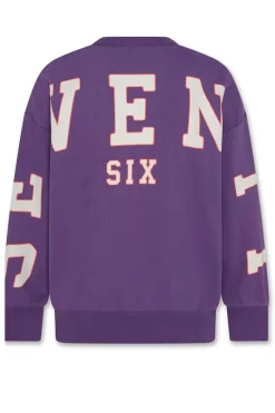 Meisjes sweater paars