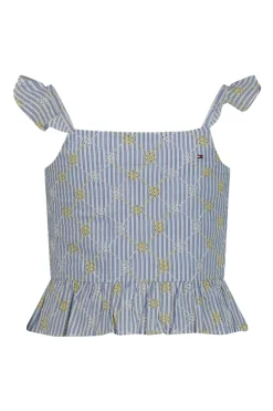 Meisjes top blauw
