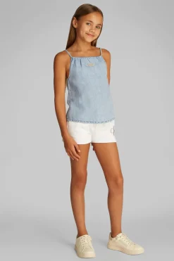Meisjes top blauw