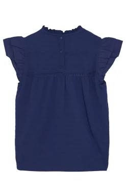 Meisjes top blauw