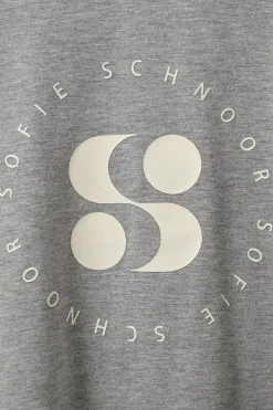 Meisjes t-shirt korte mouw grijs