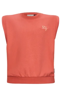 Meisjes t-shirt korte mouw oranje