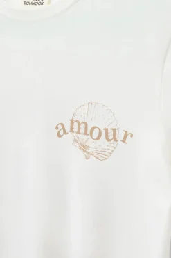 Meisjes t-shirt korte mouw wit