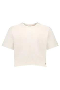 Meisjes t-shirt korte mouw bruin
