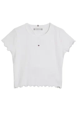 Meisjes t-shirt korte mouw wit