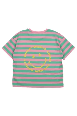 Meisjes t-shirt korte mouw rose