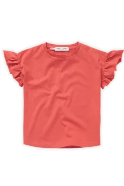 Meisjes t-shirt korte mouw rose