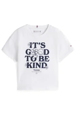 Meisjes t-shirt korte mouw wit