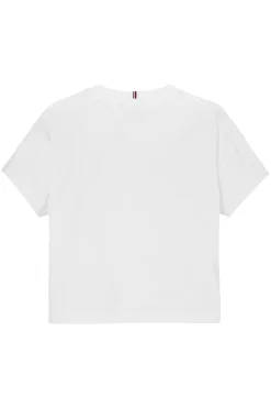 Meisjes t-shirt korte mouw wit