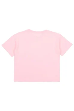 Meisjes t-shirt korte mouw rose