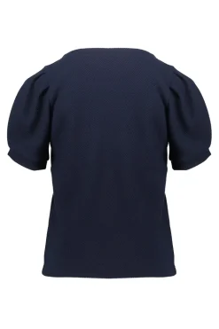 Meisjes t-shirt korte mouw blauw