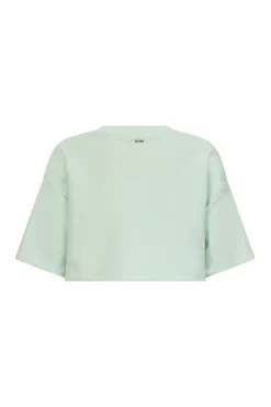 Meisjes t-shirt korte mouw groen