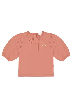 Meisjes t-shirt korte mouw rose