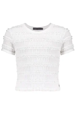 Meisjes t-shirt korte mouw wit