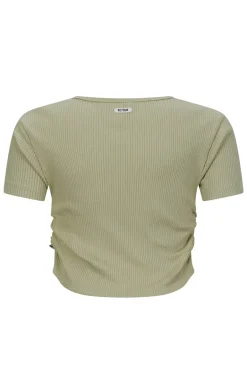 Meisjes t-shirt korte mouw blauw