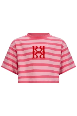 Meisjes t-shirt korte mouw rose