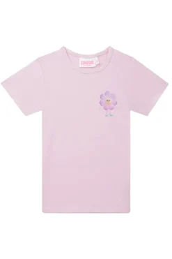Meisjes t-shirt korte mouw rose