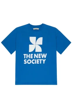 Meisjes t-shirt korte mouw blauw
