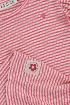 Meisjes t-shirt lange mouw rose
