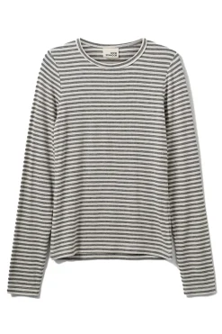 Meisjes t-shirt lange mouw grijs