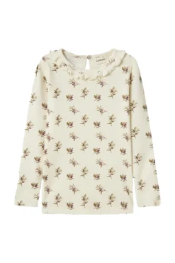 Meisjes t-shirt lange mouw groen