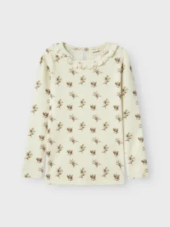 Meisjes t-shirt lange mouw groen