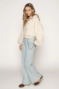 Meisjes vest bruin