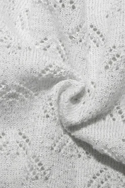 Meisjes vest zilver