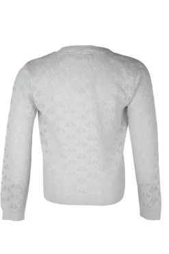 Meisjes vest zilver