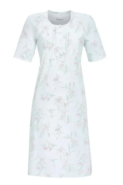 Nachtmode dames nachthemd   blauw