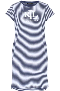 Nachtmode dames nachthemd   blauw