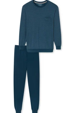 Nachtmode heren pyjama blauw