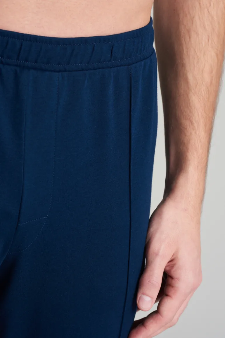 Nachtmode heren pyjama blauw