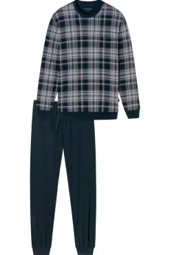 Nachtmode heren pyjama blauw