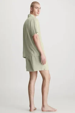Nachtmode heren pyjama groen