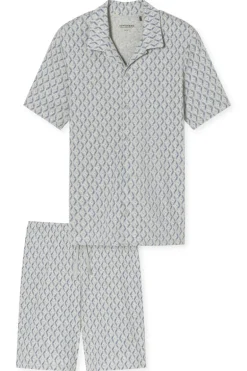 Nachtmode heren pyjama grijs