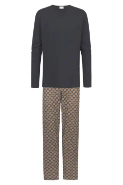 Nachtmode heren pyjama zwart