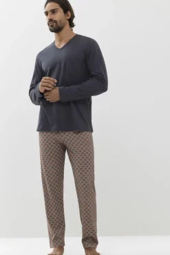 Nachtmode heren pyjama zwart