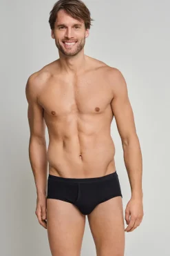 Ondergoed heren slip zwart