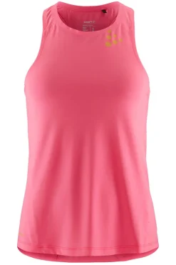 Running dames singlet rose