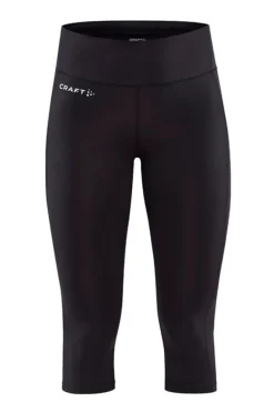 Running dames tight 3/4 zwart