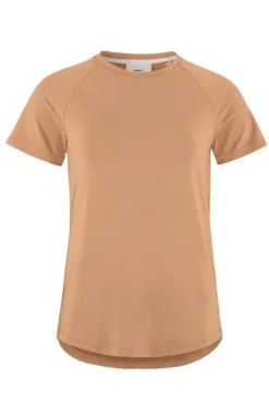 Running dames t-shirt km bruin