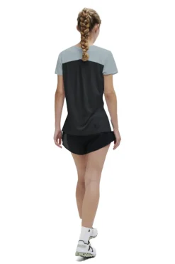 Running dames t-shirt km groen