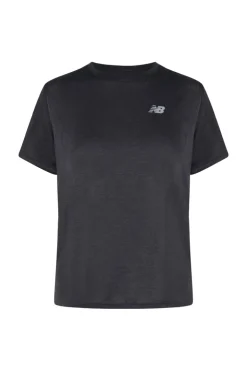 Running dames t-shirt km zwart